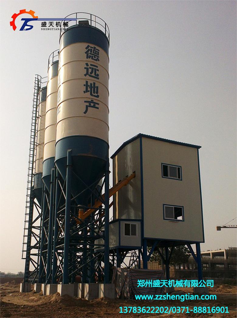 德遠地產HZS180攪拌站